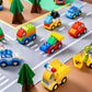 JOYIN 80Pcs Toddlers Car Building Blocks Set, 12Pcs Different Vehicles, Build Your Own Toy Cars, Compatible with Brand Name Building Bricks for Kids