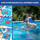 Aqua Blocks Pool Diving Game- Set Includes 40 Multi-Shape Sinking Toys