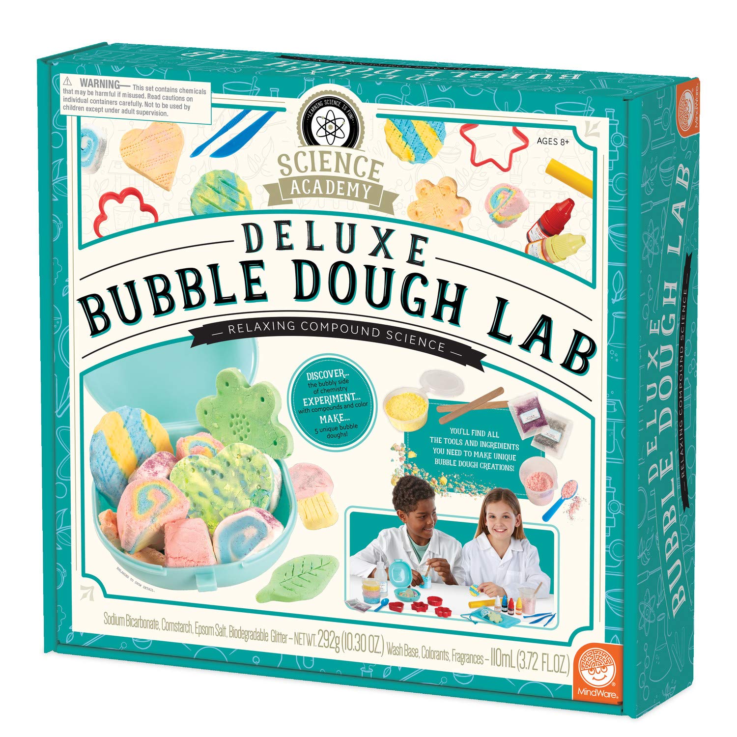 Science Academy: Deluxe Bubble Dough Lab | Multicolored Box | Pack of 1