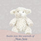MON AMI Lafayette Lamb 7-Inch Stuffed Animal, Soft Lamb Plush Toy Gift