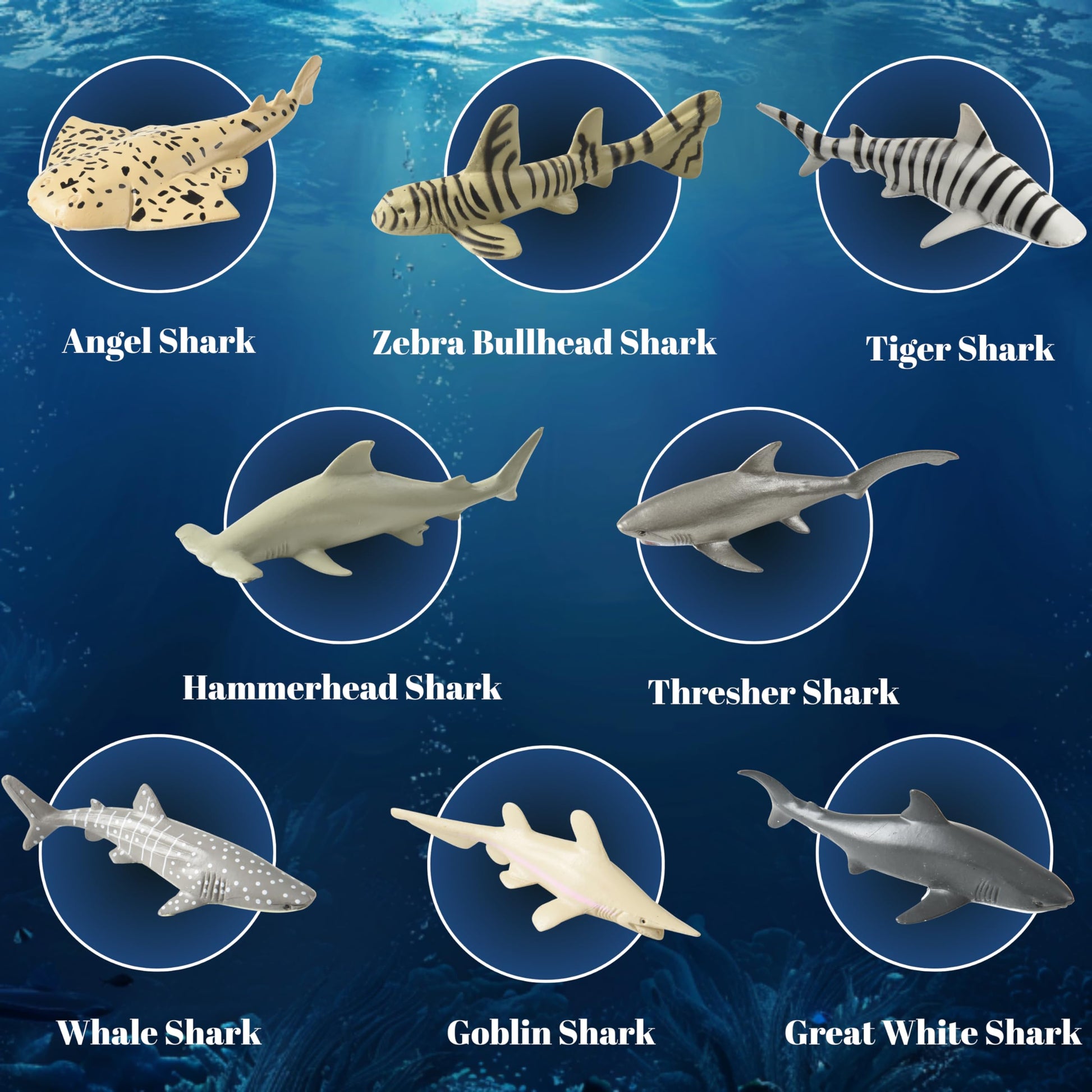 Shark Toy Animals (12 Count)