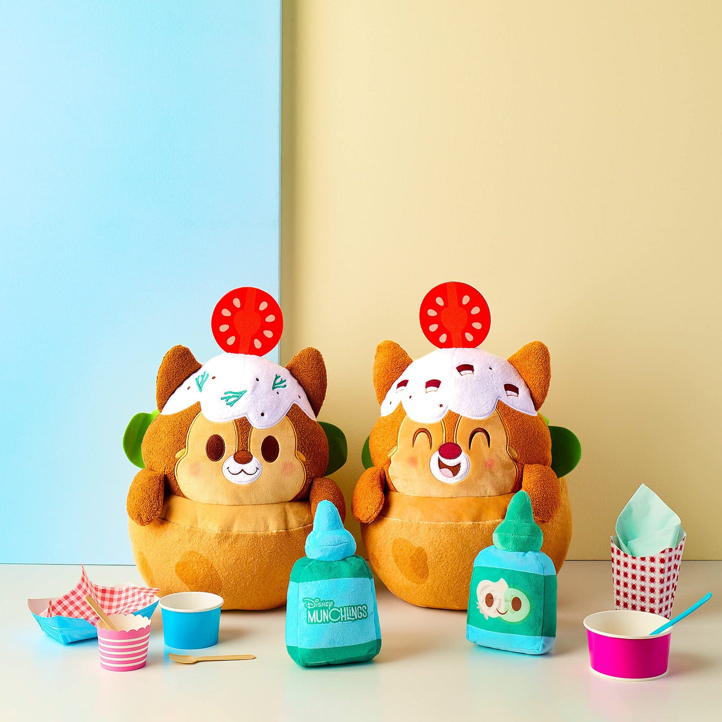 Disney Dale Falafel Pita Pocket Munchlings Plush - Street Food - Medium 15 3/4 Inch