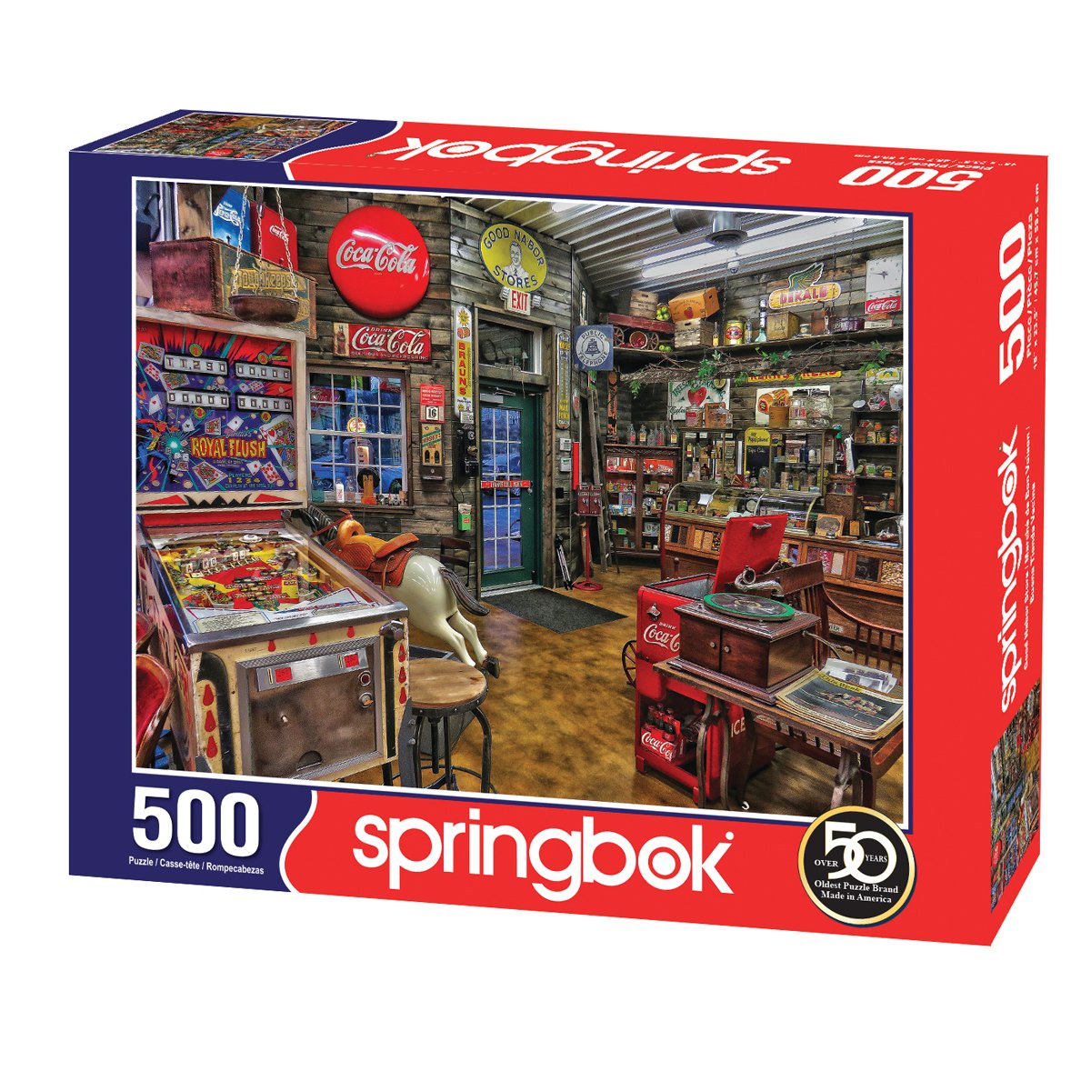 Springbok's 500 Piece Jigsaw Puzzle Good Nabor Stores - Made in USA