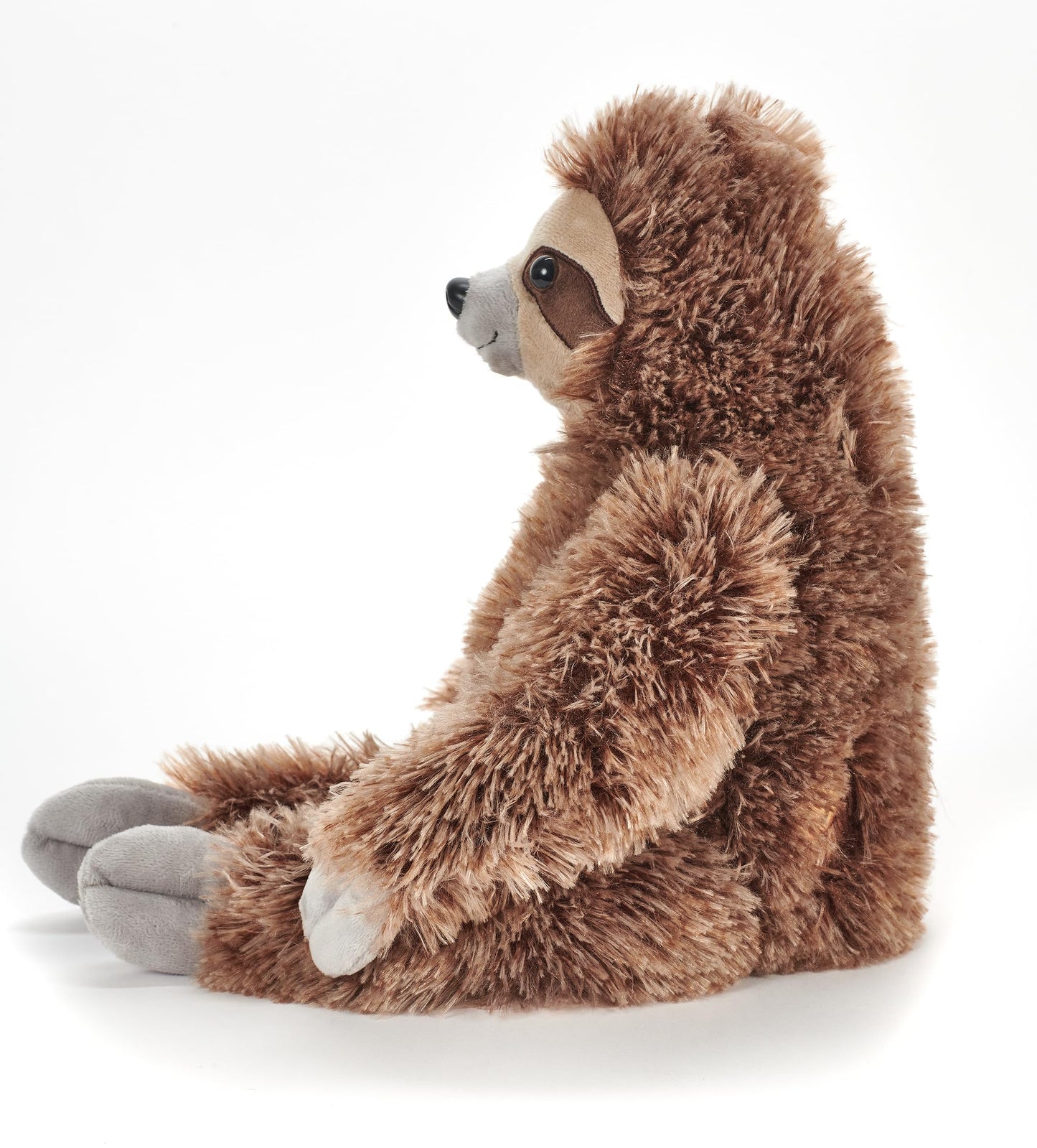 The Petting Zoo Sloth Stuffed Animal Plushie, Gifts for Kids, Wild Onez Wildlife Animals, Brown Zoologee Sloth Plush Toy 12 inches