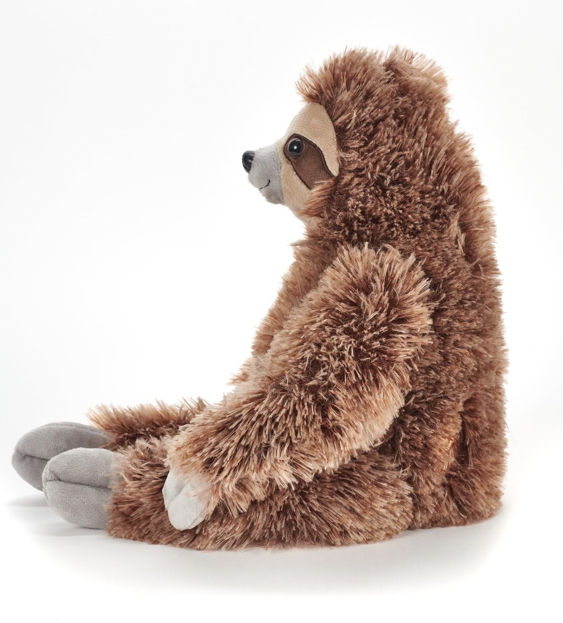 The Petting Zoo Sloth Stuffed Animal Plushie, Gifts for Kids, Wild Onez Wildlife Animals, Brown Zoologee Sloth Plush Toy 12 inches