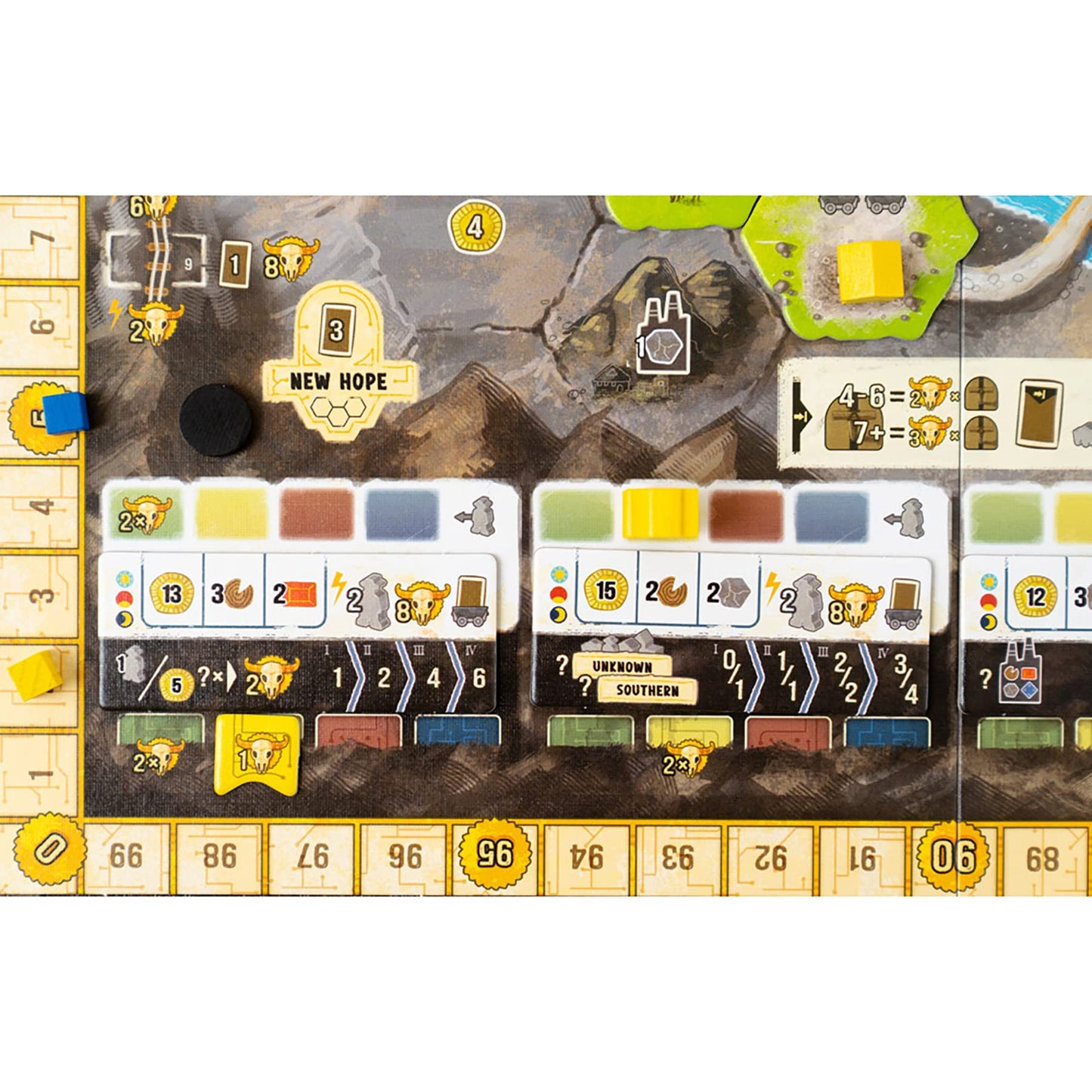 Capstone Games Boonlake Euro Strategy Board Game for 1-4 Players - Hand Management, Engine Building, Resource Planning, Territory Development