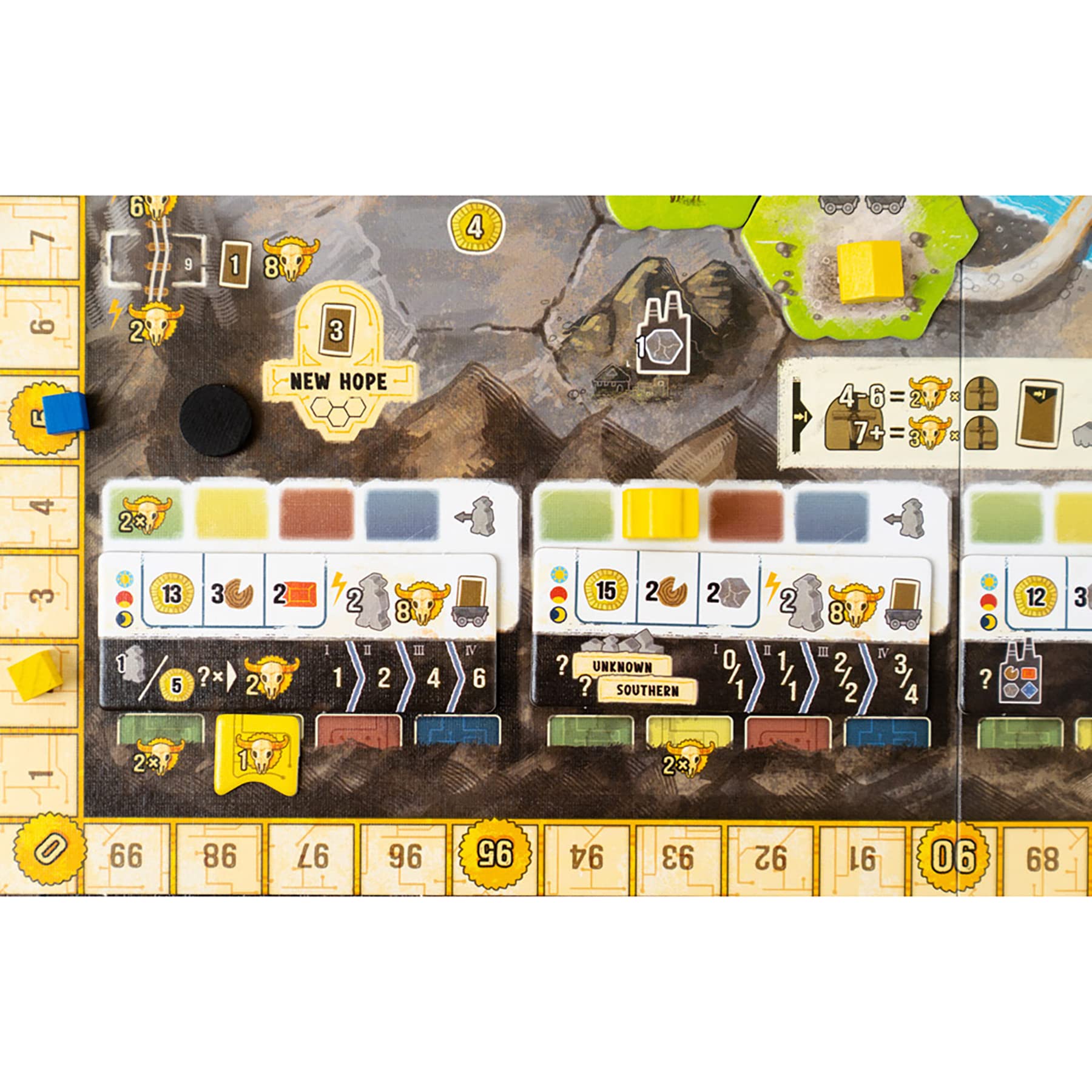 Capstone Games Boonlake Euro Strategy Board Game for 1-4 Players - Hand Management, Engine Building, Resource Planning, Territory Development