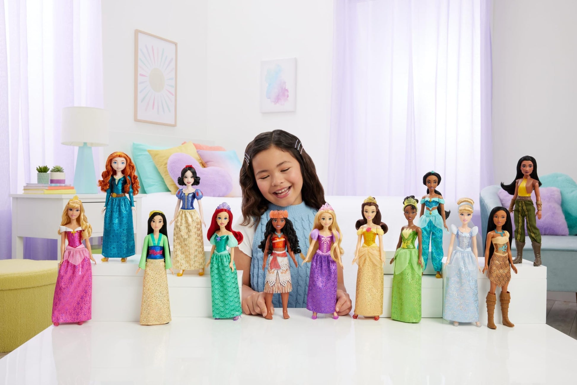 Mattel Disney Princess Ultimate Princess 13-Pack of Fashion Dolls