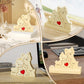 Personalized Wooden Cat Family Puzzle with 2-5 Name, Laser Engraving Custom Cats Family Member Names Puzzle Home Gifts, Christmas Housewarming Home