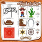 Cowboy Cake Decorations Cowboy Hat and Boot Cake Toppers Western Cowboy Cowgirl Birthday Baby Shower for Western Theme Party Favors Supplies