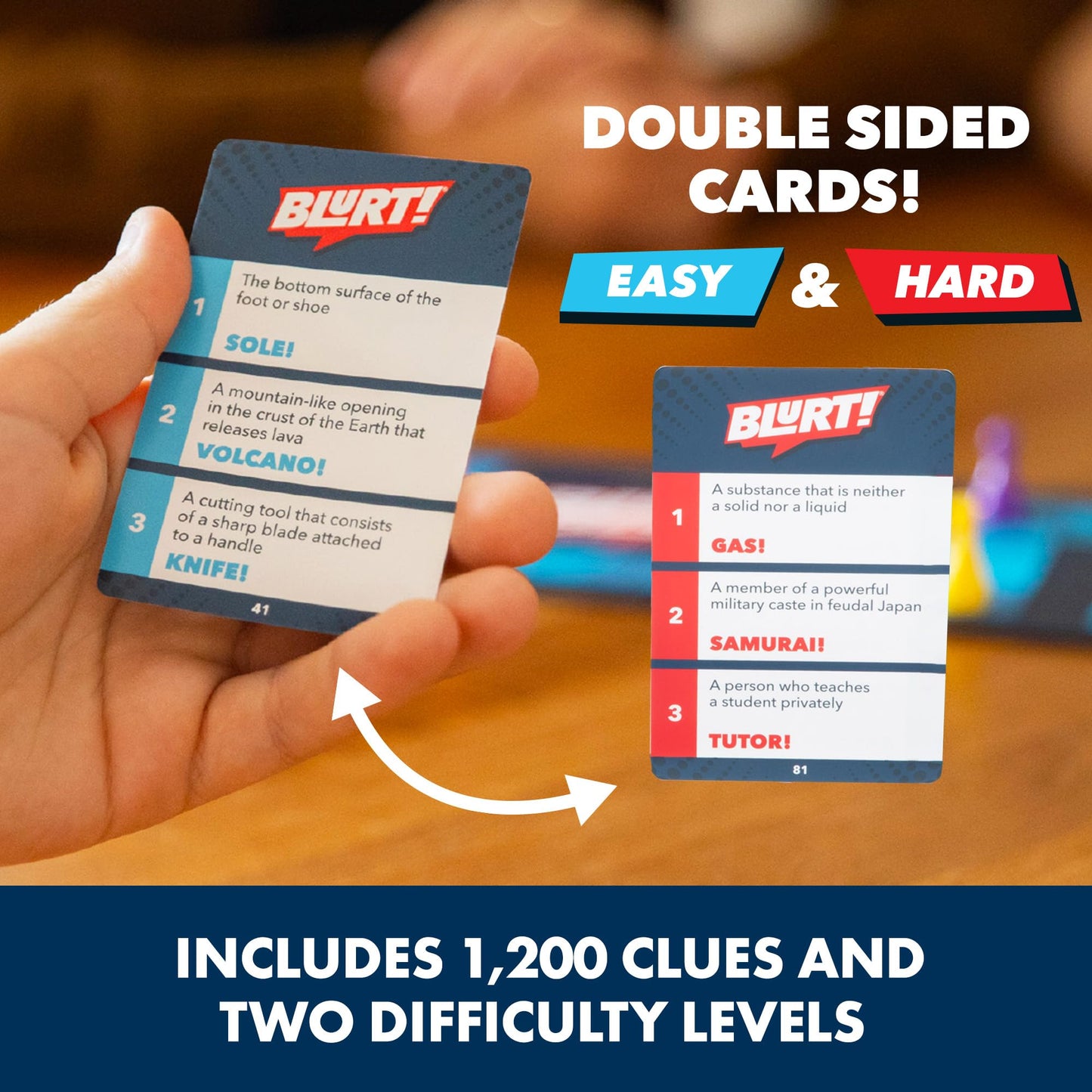 Educational Insights Blurt! The Think Fast, Shout-it-Out Party Game - Family Games for Kids and Adults, Board Games for Family Night, Fun Word Game