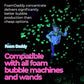 FoamDaddy UV Glow Bubble Solution - Professional Strength Ultra-Concentrated Formula - Make Your Bubbles Glow Under Black Lights - Designed for Any
