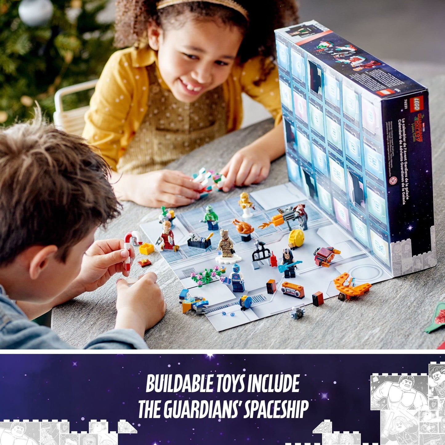 LEGO Marvel Studios’ Guardians of The Galaxy 2022 Advent Calendar 76231 Building Toy Set and Minifigures for Kids, Boys and Girls, Ages 6+ (268