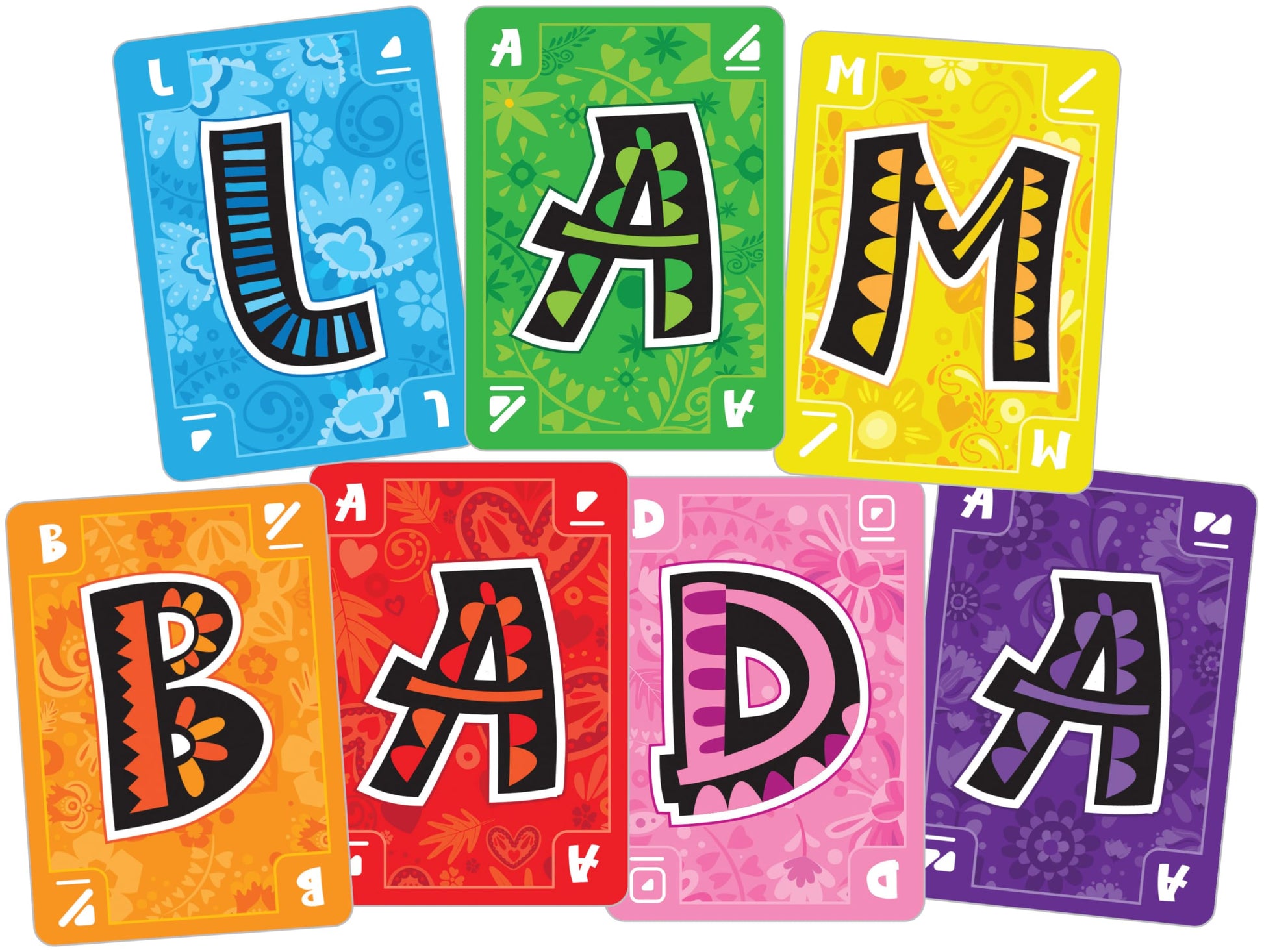 Outset Media Lambada - The Card Game That's a Carnival of Colors! - for 2 to 6 Players Ages 8 and up