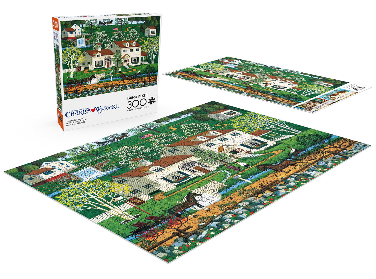 Buffalo Games - Charles Wysocki - Gingernut Valley - 300 Large Piece Puzzle