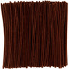 Brown Pipe Cleaners 100 Pieces Chenille Stems for DIY Art Decorations Creative Craft (6 mm x 12 Inch)