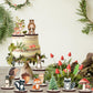 12 Pcs Painted Woodland Animals Wood Table Centerpieces Cutout Shapes Woodland Baby Shower Decorations Wild Creatures Wood Table Topper for Forest