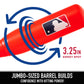 Franklin Sports MLB Kids Jumbo Plastic Bat - Red - Backyard Baseball