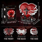 Gothic Sacred Heart of Jesus Building Set, Skeleton Hand, Roses & Cross Dark Aesthetic Catholic Model Kit, Horror Goth Home Decor, Halloween Christmas