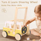 Pillowhale Wooden Baby Walker, First Birthday Gifts for Boys & Girls