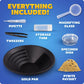 Blue Marble Gold Panning Kit with Real Pyrite Pay Dirt Activity for Kids