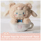 GUND Sanrio Cinnamoroll 6-Inch Plush Toy in Café Latte Bear Outfit; Ages 1+