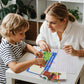 CHEFAN Sentence Building Puzzle for Kids, Reading & Writing Learning Game with Sight Words & Phonics, Sentence Board & Writing Board, Speech Therapy