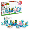 LEGO Super Mario Fliprus Snow Adventure Expansion Set 71417, Toy for Kids to Combine with Starter Course, with Freezie and Baby Penguin Figures,