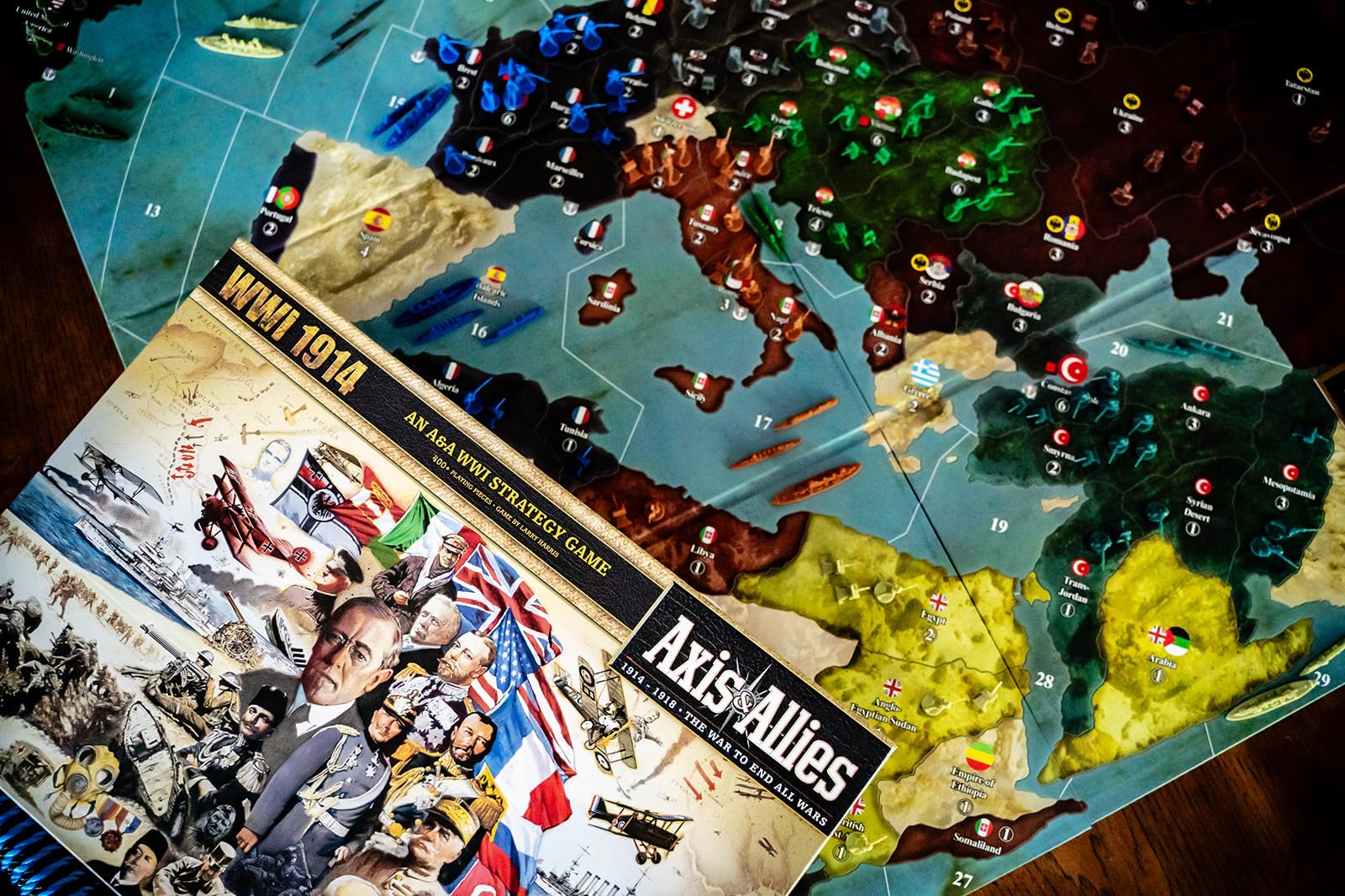 Renegade Game Studios Axis & Allies: WWI 1914 Board Game, Strategy Multiplayer War Game for 2-8 Players