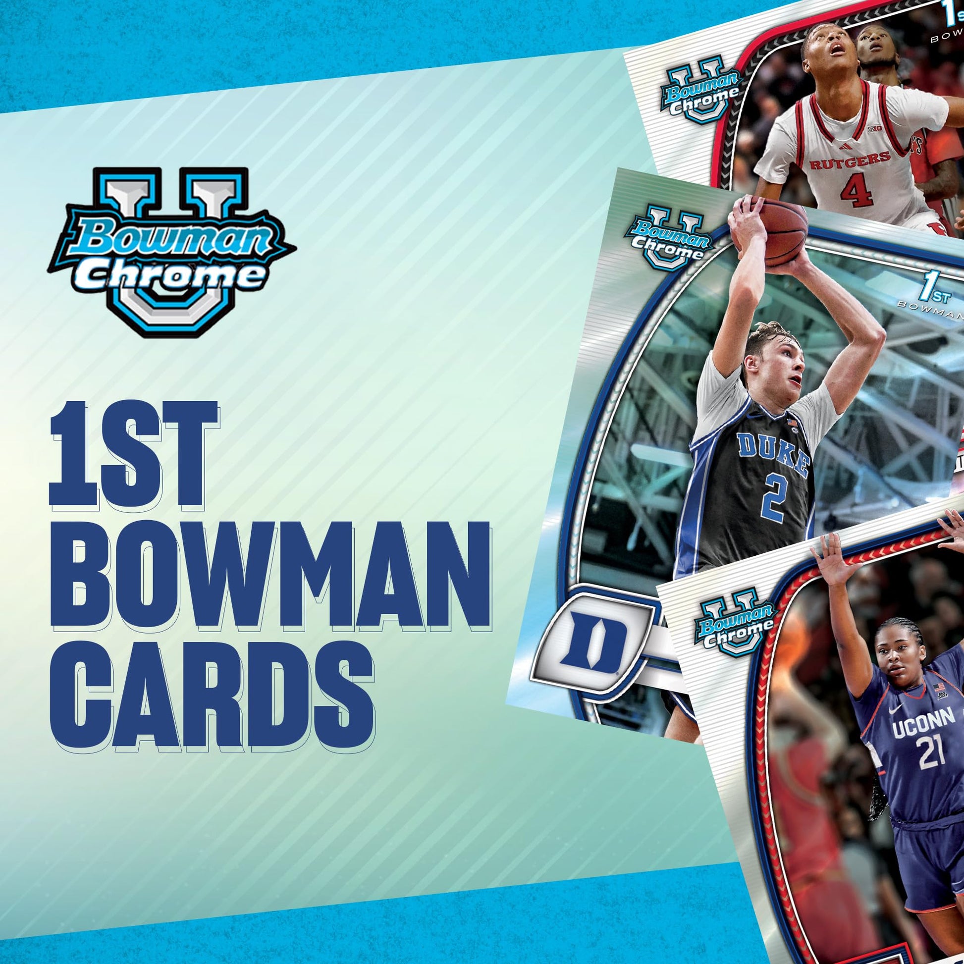2024/25 Bowman University Chrome Basketball Factory Sealed Value Box - College Team Sets