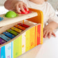 Hape Pound & Tap Bench with Slide Out Xylophone - Award Winning Durable Wooden Musical Pounding Toy for Toddlers