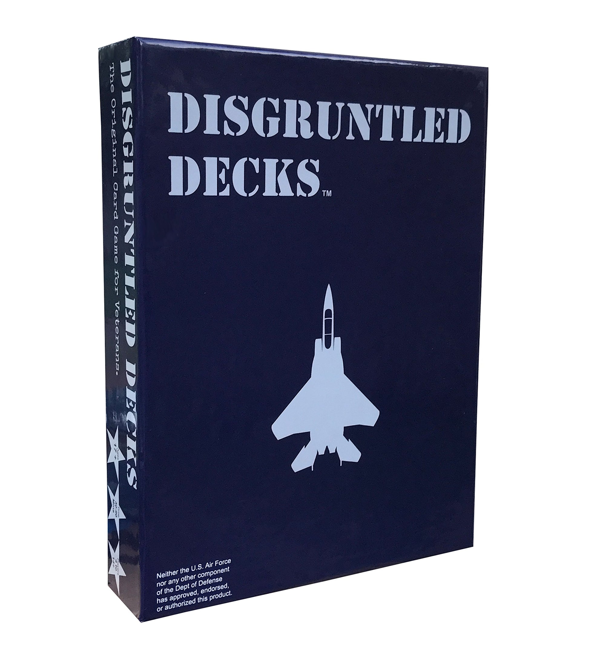 Disgruntled Decks - The Original Military Party Card Game for Veterans - Air Force-Themed Deck