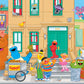 MasterPieces Sesame Street Puzzle 48 Piece for Kids - in The Neighborhood - Jigsaw Puzzle 19"x14" - Ages 3+
