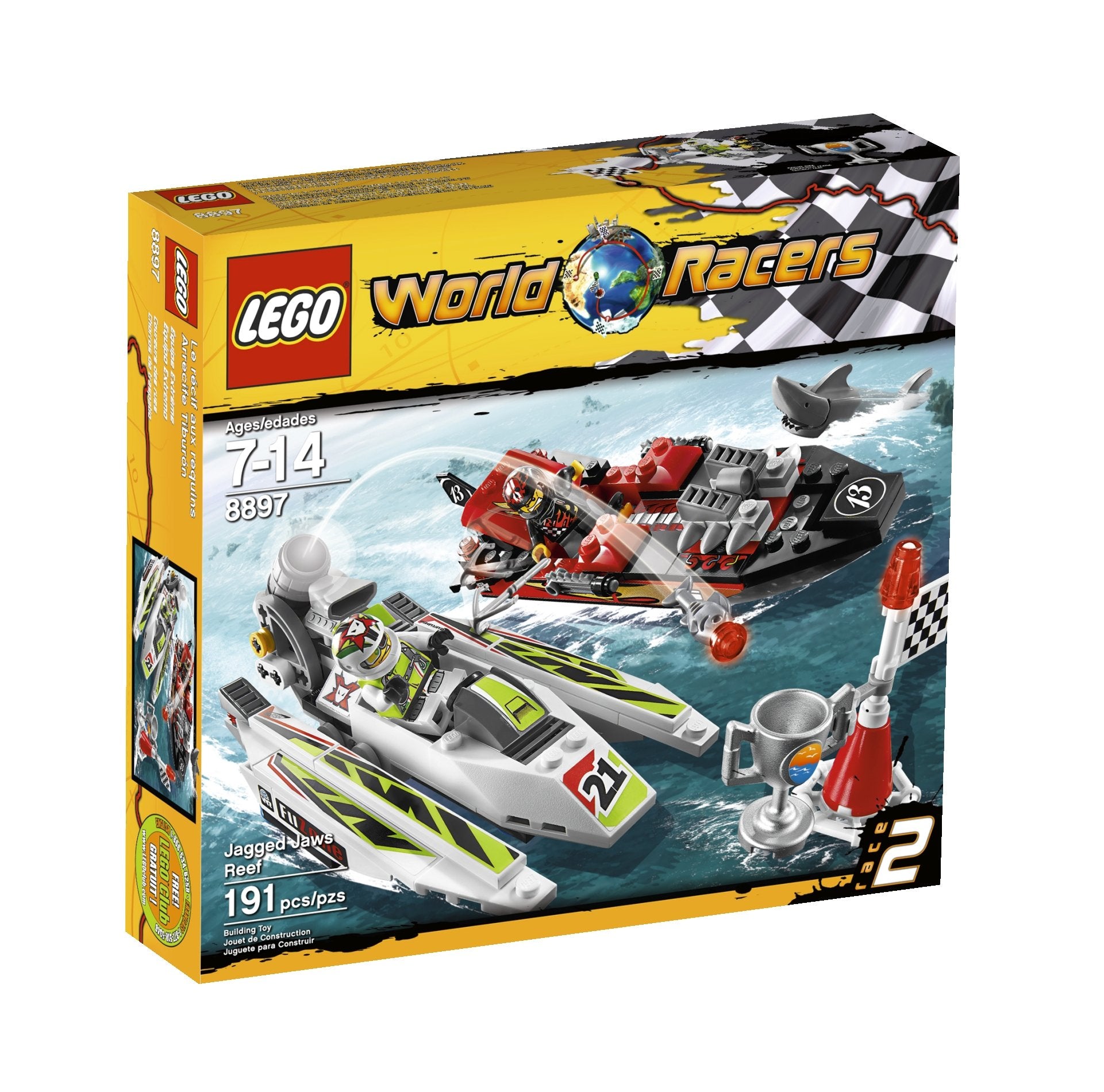 LEGO World Racers Jagged Jaws Reef 8897
