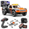 1:16 Beginner RC Cars,4WD Drift All Terrain Remote Control Car Short Course RC Truck, Up to 36 km/h,2.4GHz RTR, 2×7.4V 1300mAh Batteries, 2 Tire Sets