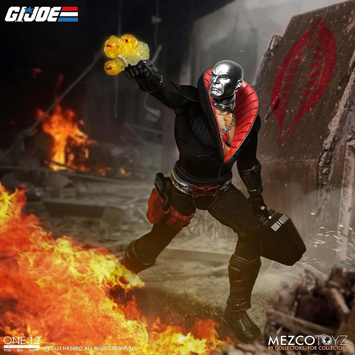 Mezco Toys G.I. Joe Figurine lumineuse 1/12 Destro 17 cm