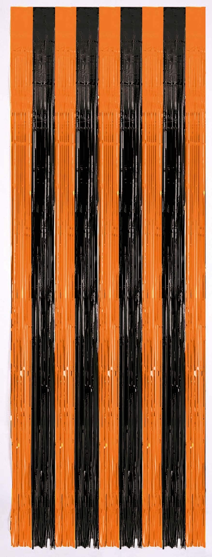 Amscan New Age Scare Halloween Party Orange & Black Door Curtain Decoration
