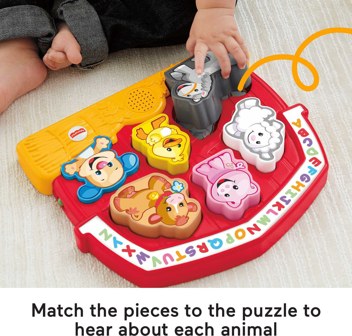Fisher-Price Laugh & Learn Farm Animal Puzzle Toddler Toy