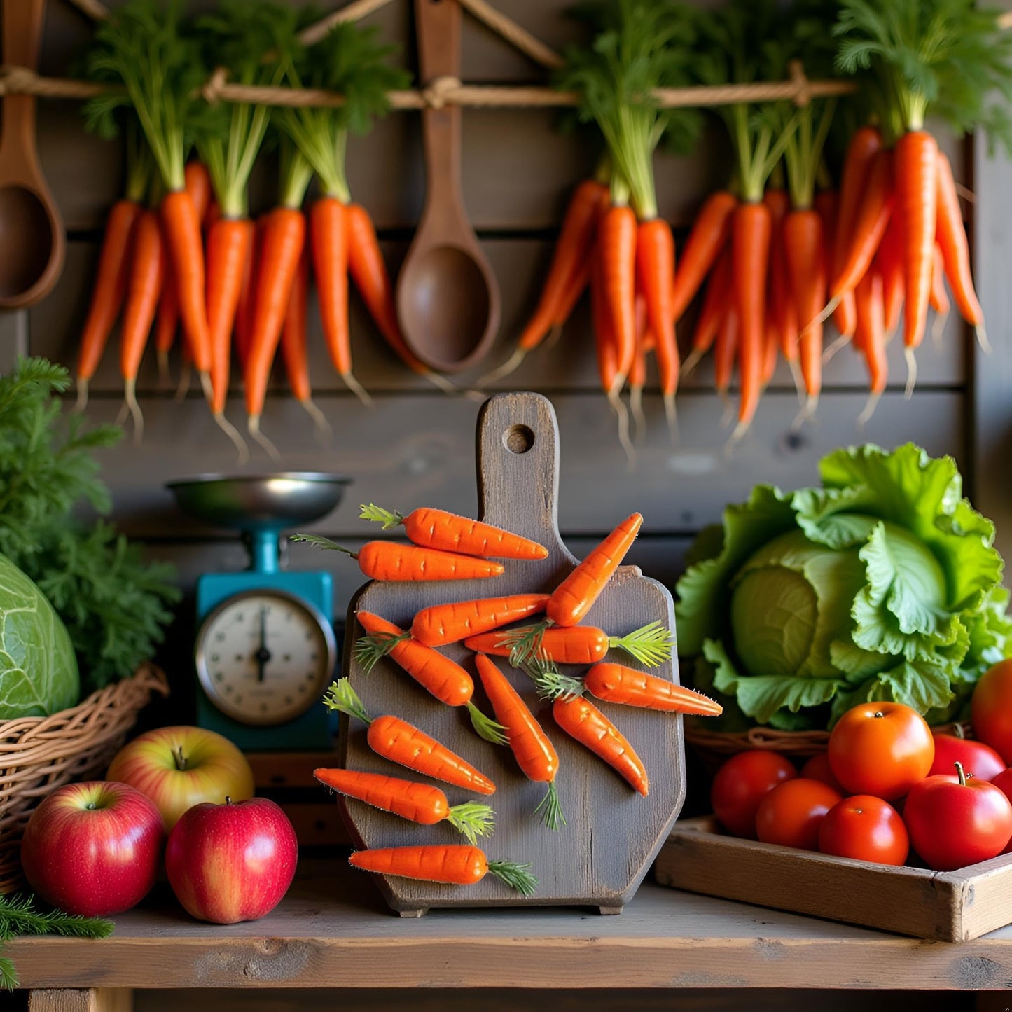 30 Pcs Miniature Carrots Simulation Orange Mini Vegetable Resin Carrot Models Artificial Foods for Dollhouse Kitchen Decoration Easter Party Supplies