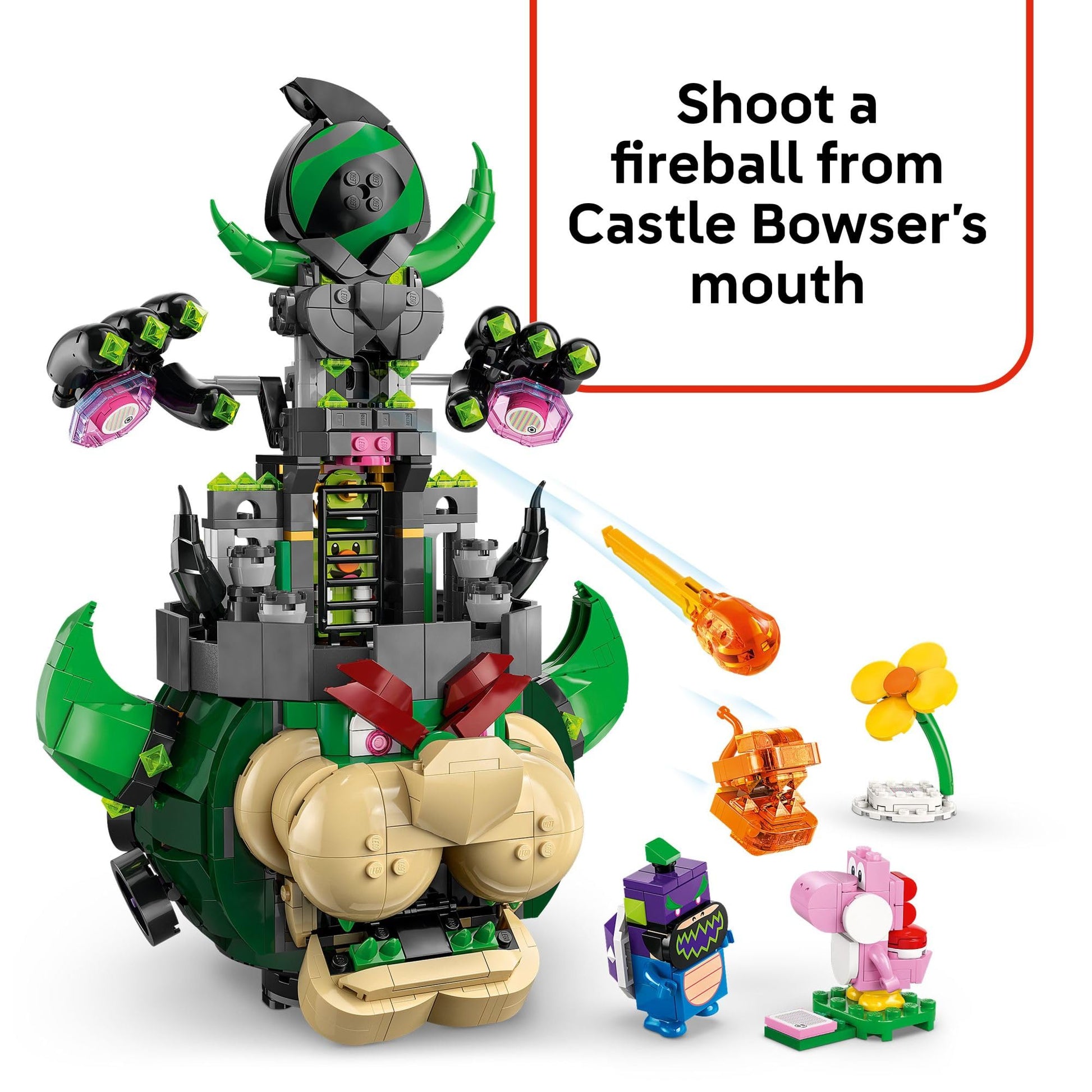 LEGO Super Mario Prince Florian & Castle Bowser Building Toy - Pretend Play Set for Boys & Girls, Ages 9+ - Building Blocks for Kids W/Digital Action