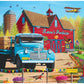Buffalo Games - Rene's Produce - Mike Bennet - Country Life -1000 Piece Jigsaw Puzzle - Colorful, Fall Puzzles for Adults - Precision-Cut Pieces