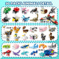 TENYEAH 30 Pack Party Favors Building Set, Mini Animals Building Block Toy, Classroom Prizes Goodie Bags Stuffer, Easter Gifts Birthday