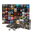 Stephen King Horror Novels - 1000 Pieces Jigsaw Puzzle for Adults Premium Quality Recycled Material Jigsaw Puzzle Intense Colors and High Definition