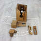 NOVICA Handmade Holder and Puzzle, Brown, Open The Bottle' Wood