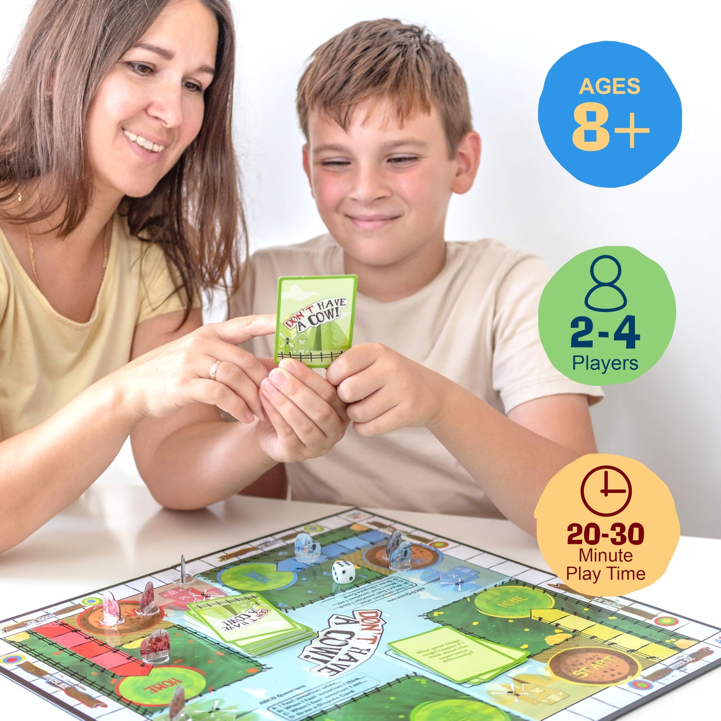 Don't Have a Cow A CBT Therapy Game for Kids from the Creator of Don't Go Bananas - Play Therapy Toys, Counseling Games - Version 2