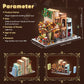 Zylvoxia Bookend Magic House Building kit, Home Decorative for Building Block Toy, Bookcase Miniature House Model Building, Cool Bookshelf Organizer