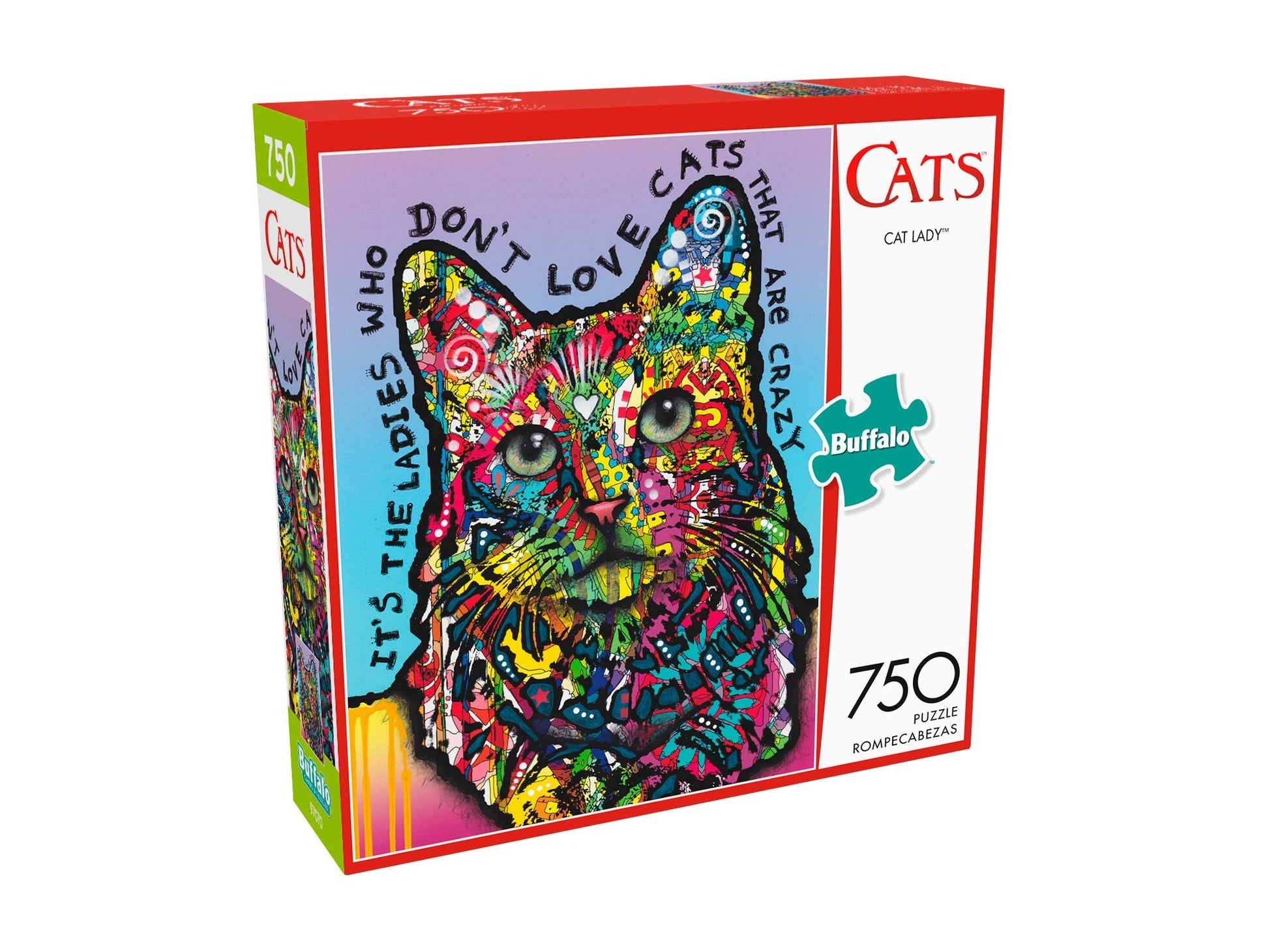 Buffalo Games - Cat Lady - 750 Piece Jigsaw Puzzle