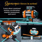Thames & Kosmos RoboRails STEM Kit, Toy of The Year Winner, Build a Robot Monorail System w/Splitters, Cross Switch, Seesaw Mechanism, Modern-Day