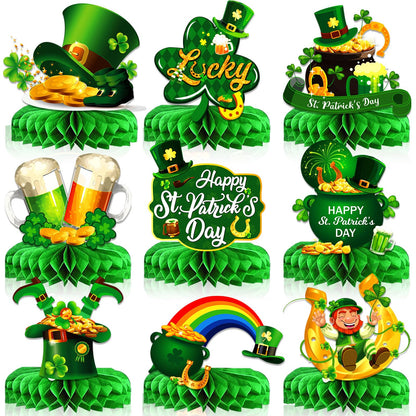 TTDQ 9Pcs St Patricks Day Table Centerpiece St Patricks Day Decorations St Patricks Day Table Decorations St Patricks Day Centerpiece for St Patrick'