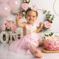 PATRDIO Wild Flower 1st Birthday Crown- Wild Flower 1st Birthday Decorations, Flower Theme Birthday Hat, Spring 1st Birthday Party Decoration, Little